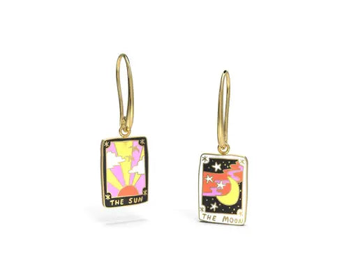 Sun & Moon Tarot Earrings