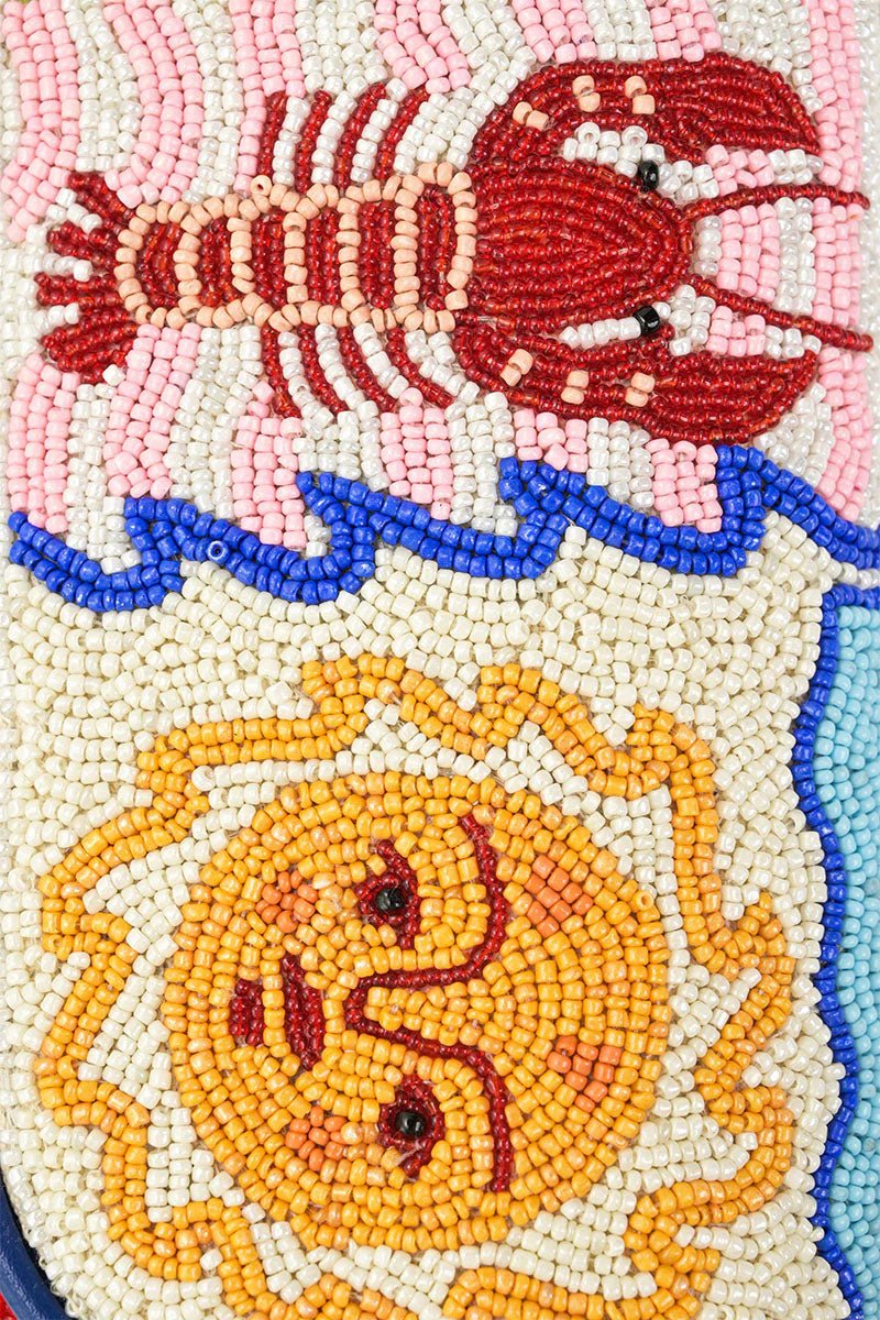 Sun & Sea Beaded Shoulder Bag - Flea Boutiques