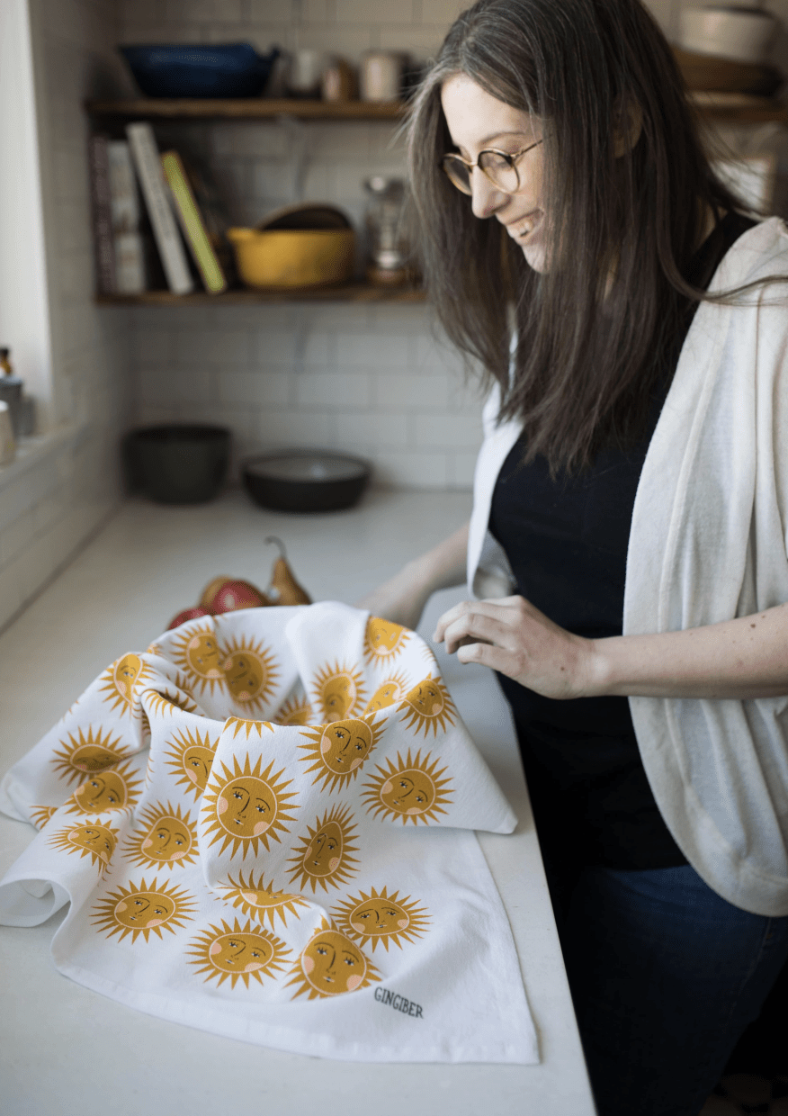 Sun Tea Towel - Flea Boutiques