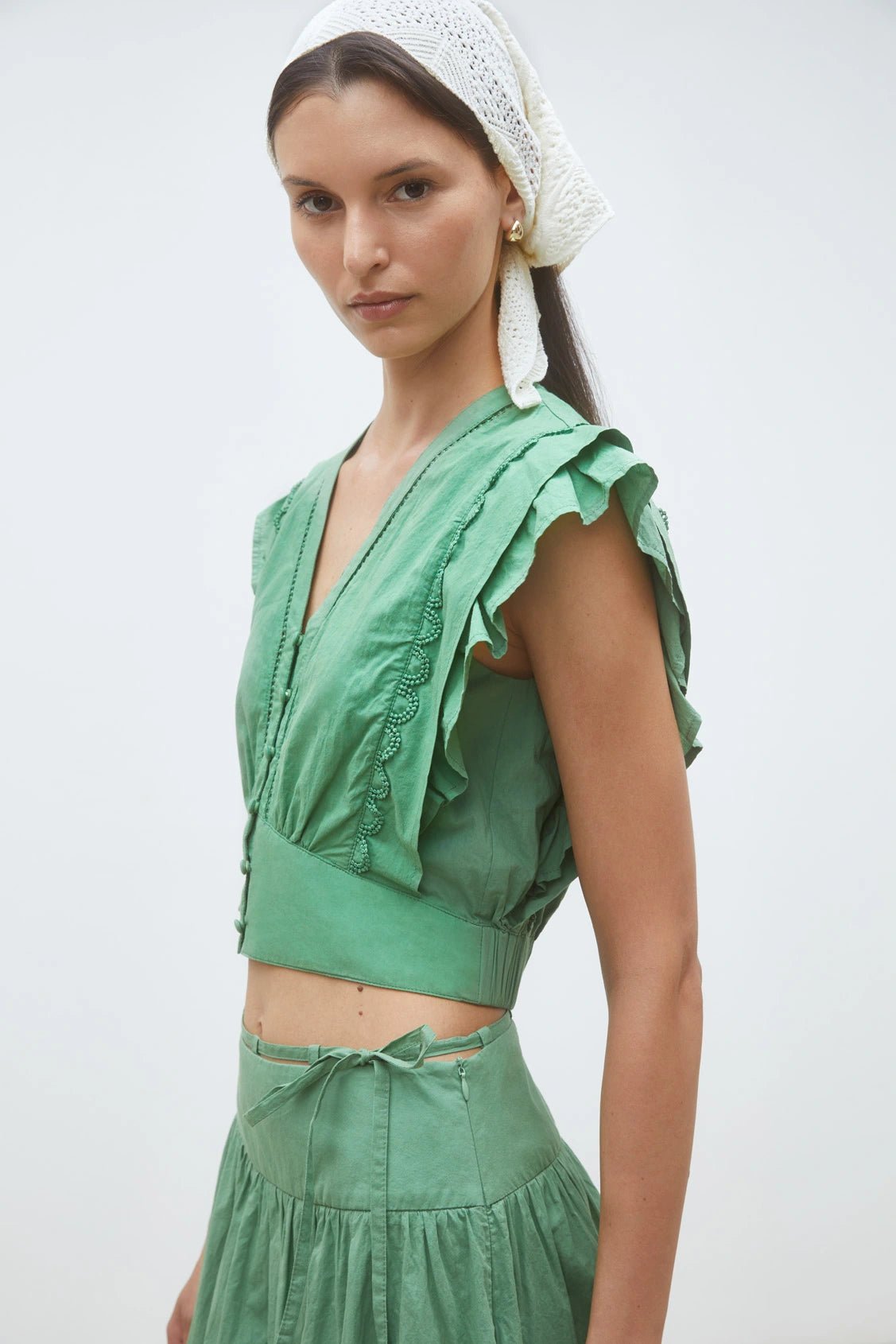 Suncoo Freya Woven Jupe Skirt - Flea Boutiques