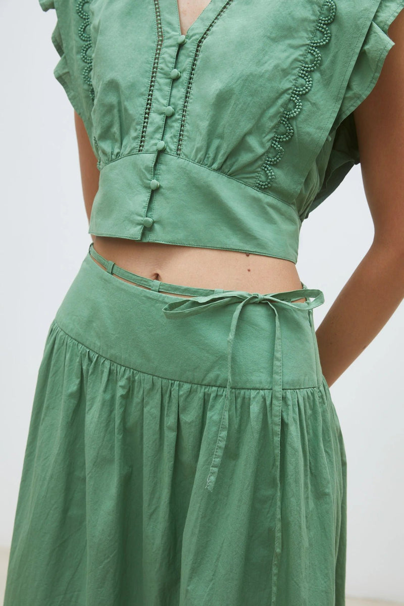 Suncoo Freya Woven Jupe Skirt - Flea Boutiques