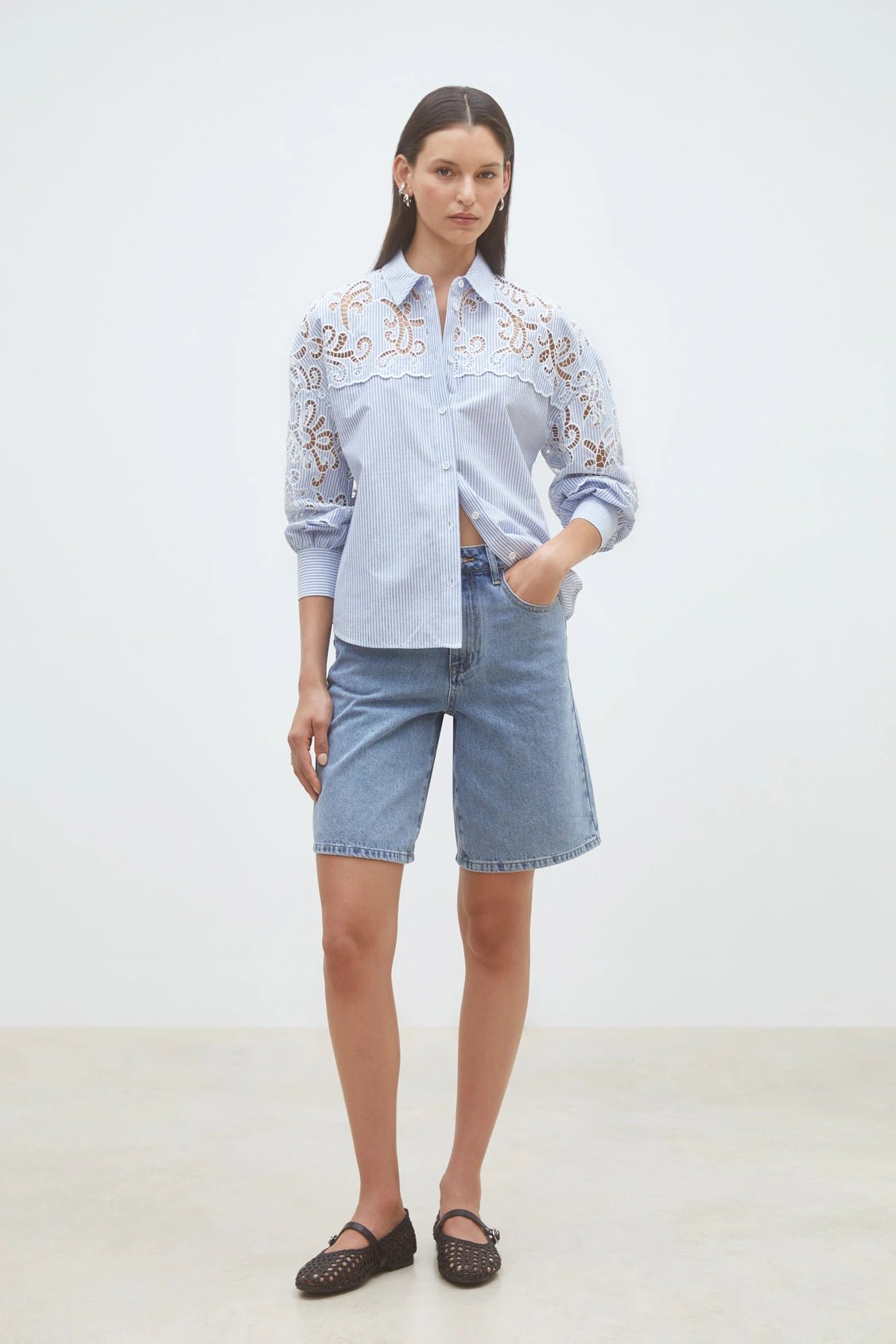 Suncoo Leticia Woven Blouse - Flea Boutiques