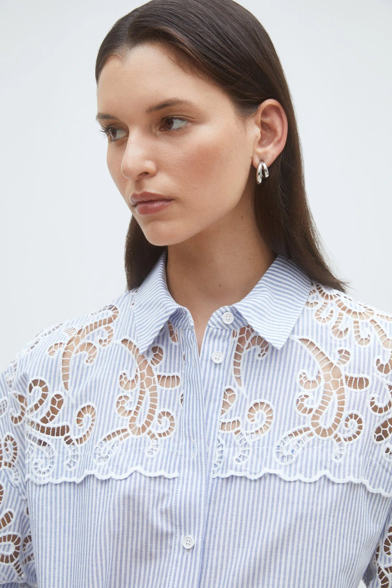 Suncoo Leticia Woven Blouse - Flea Boutiques