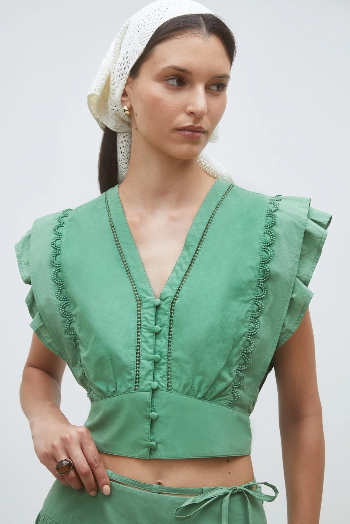 Suncoo Lio Woven Blouse - Flea Boutiques
