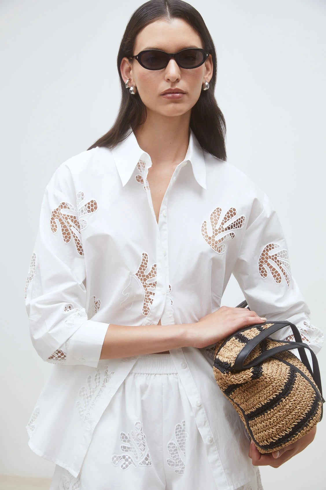 Suncoo Loula Woven Blouse - Flea Boutiques