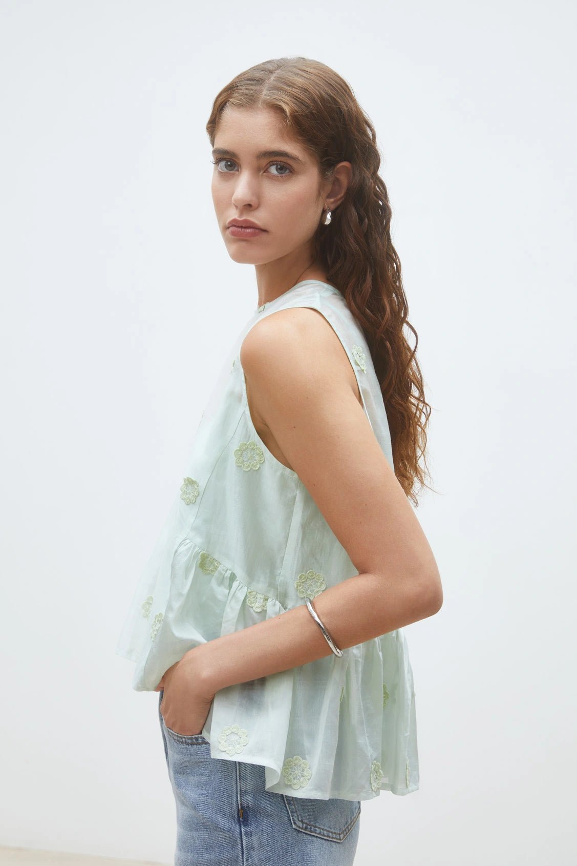 Suncoo Lywen Woven Blouse - Flea Boutiques