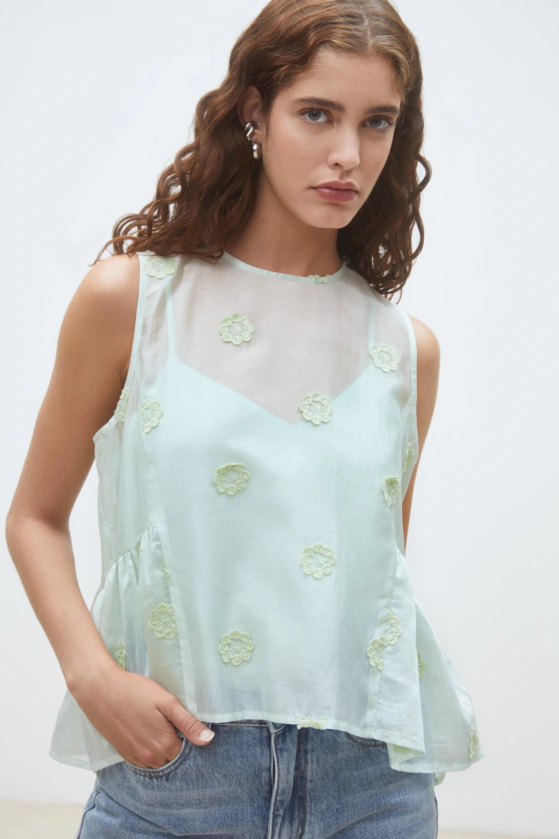 Suncoo Lywen Woven Blouse - Flea Boutiques