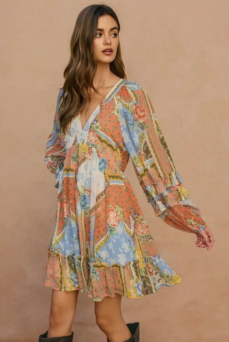 Sunset Symphony Mini Dress