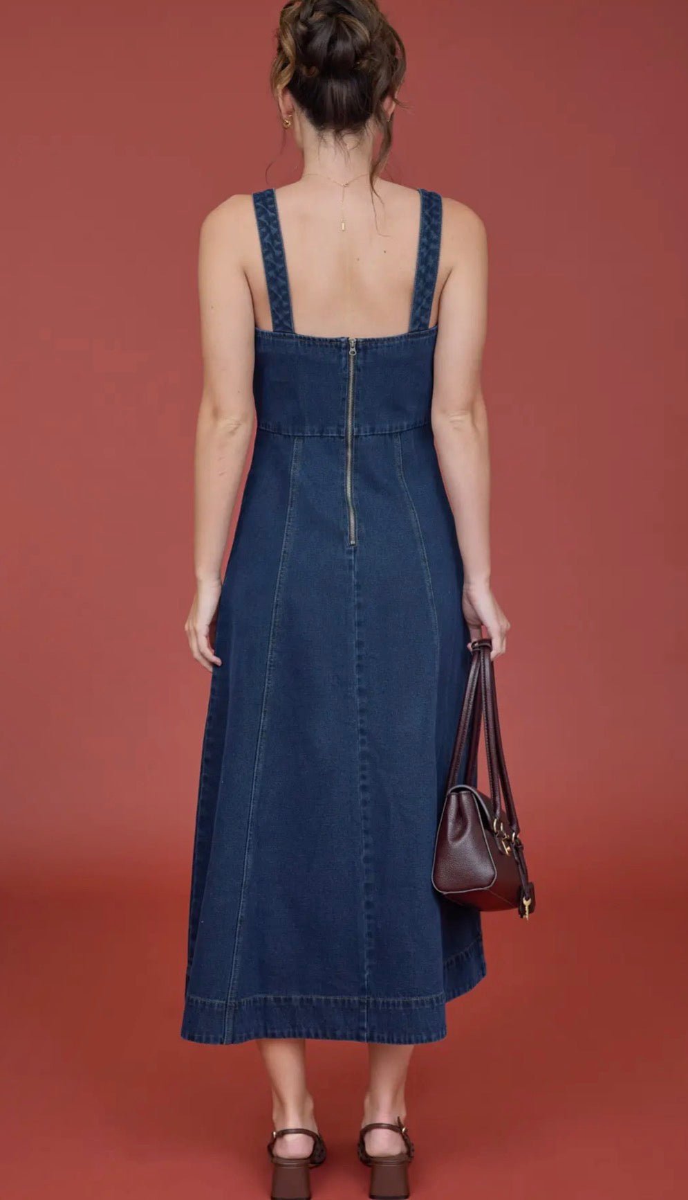 Sweatheart Sleeveless Dress - Flea Boutiques