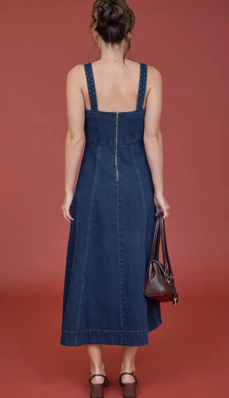 Sweatheart Sleeveless Dress - Flea Boutiques