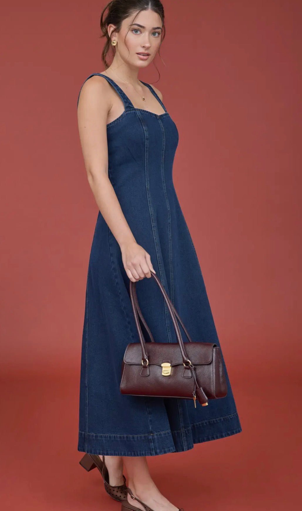 Sweatheart Sleeveless Dress - Flea Boutiques
