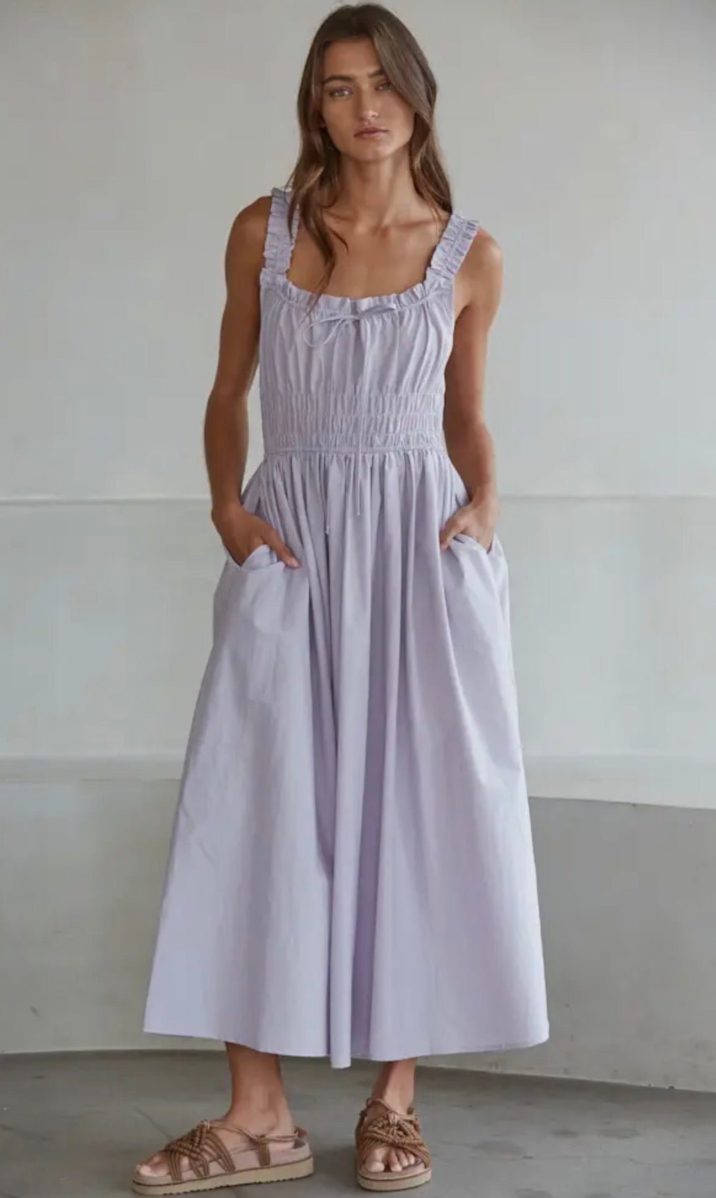 Sweetheart Neck sleeveless Dress - Flea Boutiques