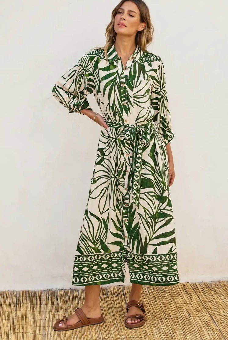 Take Me Away Shirt Dress - Flea Boutiques