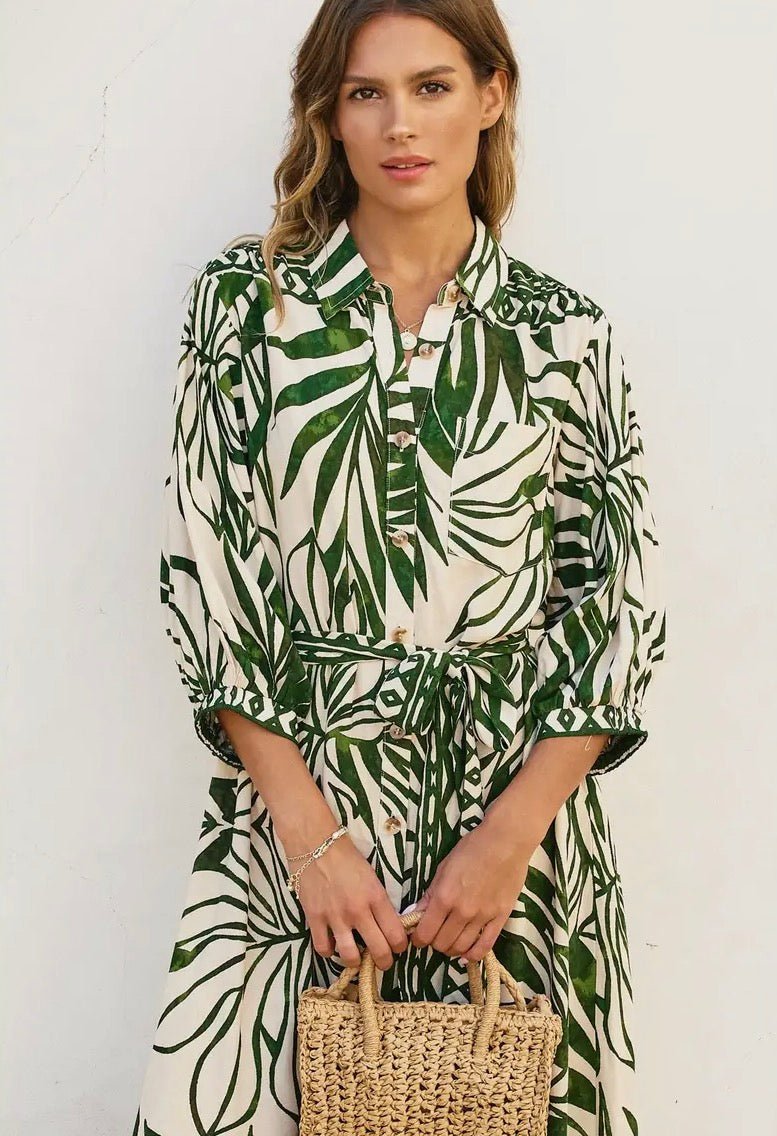 Take Me Away Shirt Dress - Flea Boutiques