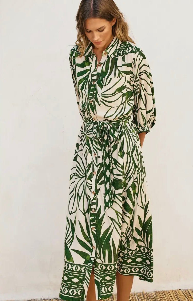 Take Me Away Shirt Dress - Flea Boutiques