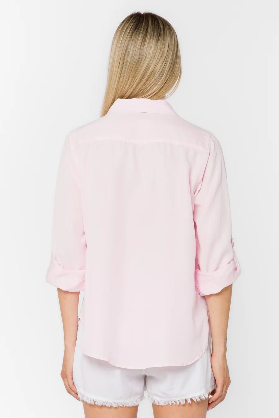 Talma Roll Tab Button Down - Flea Boutiques