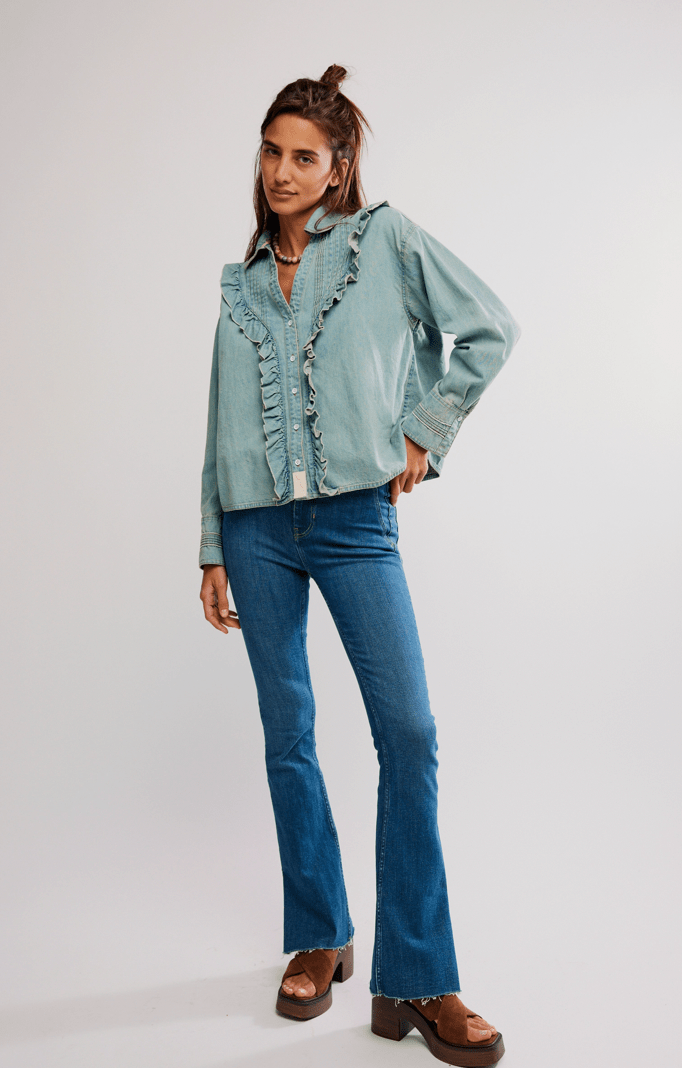 Tattered & Ruffled Top - Flea Boutiques