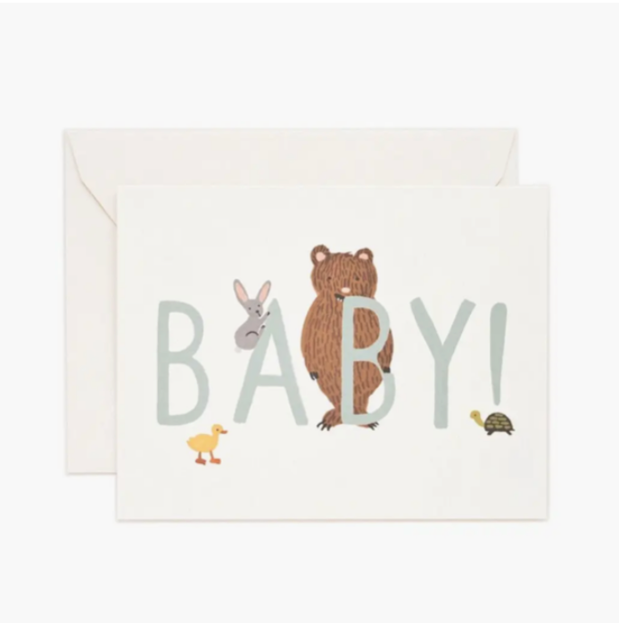 Rifle Paper Co. Baby! Card Mint