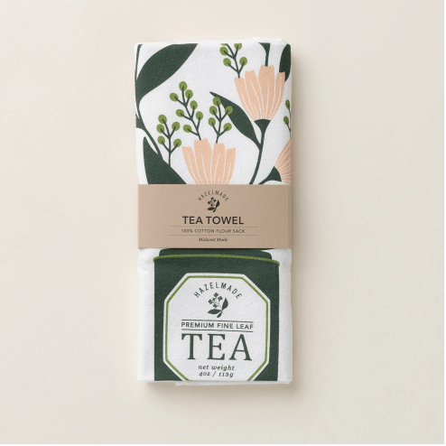 Tea Tin Bouquet Tea Towel - Flea Boutiques