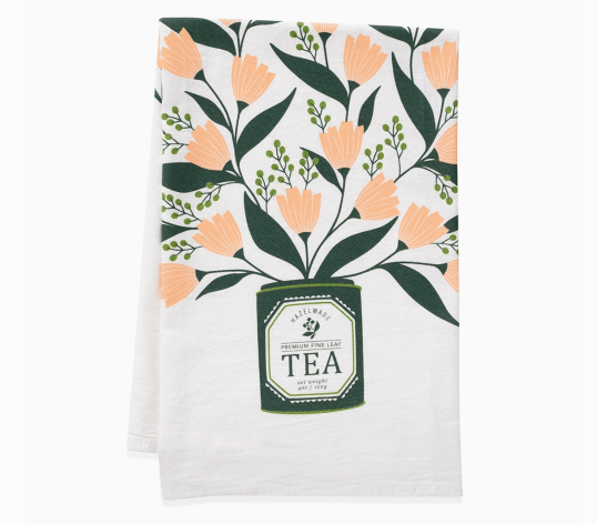 Tea Tin Bouquet Tea Towel - Flea Boutiques