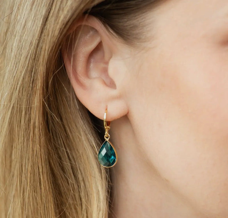 Teardrop huggies - Flea Boutiques