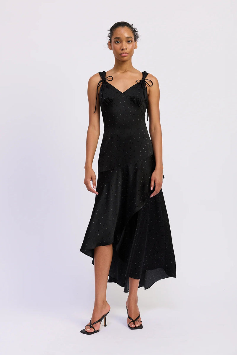 Tegan Cowl Back Hi - Lo Dress - Flea Boutiques