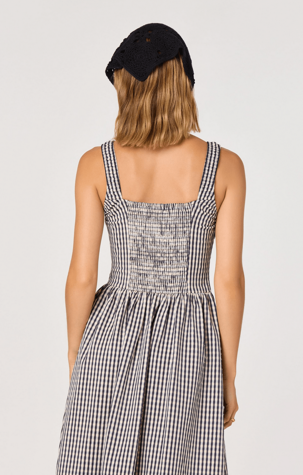 Temperance Gingham Midi Dress - Flea Boutiques