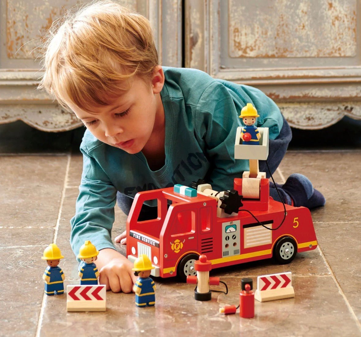 Tender Leaf Fire Engine - Flea Boutiques
