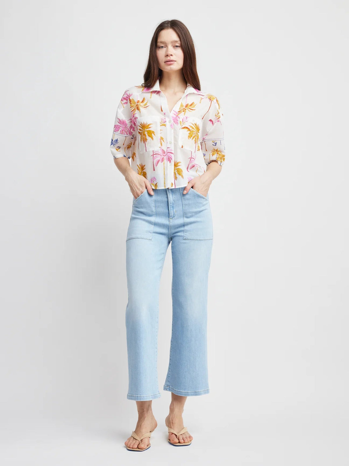 Terri Crop Shirt - Flea Boutiques