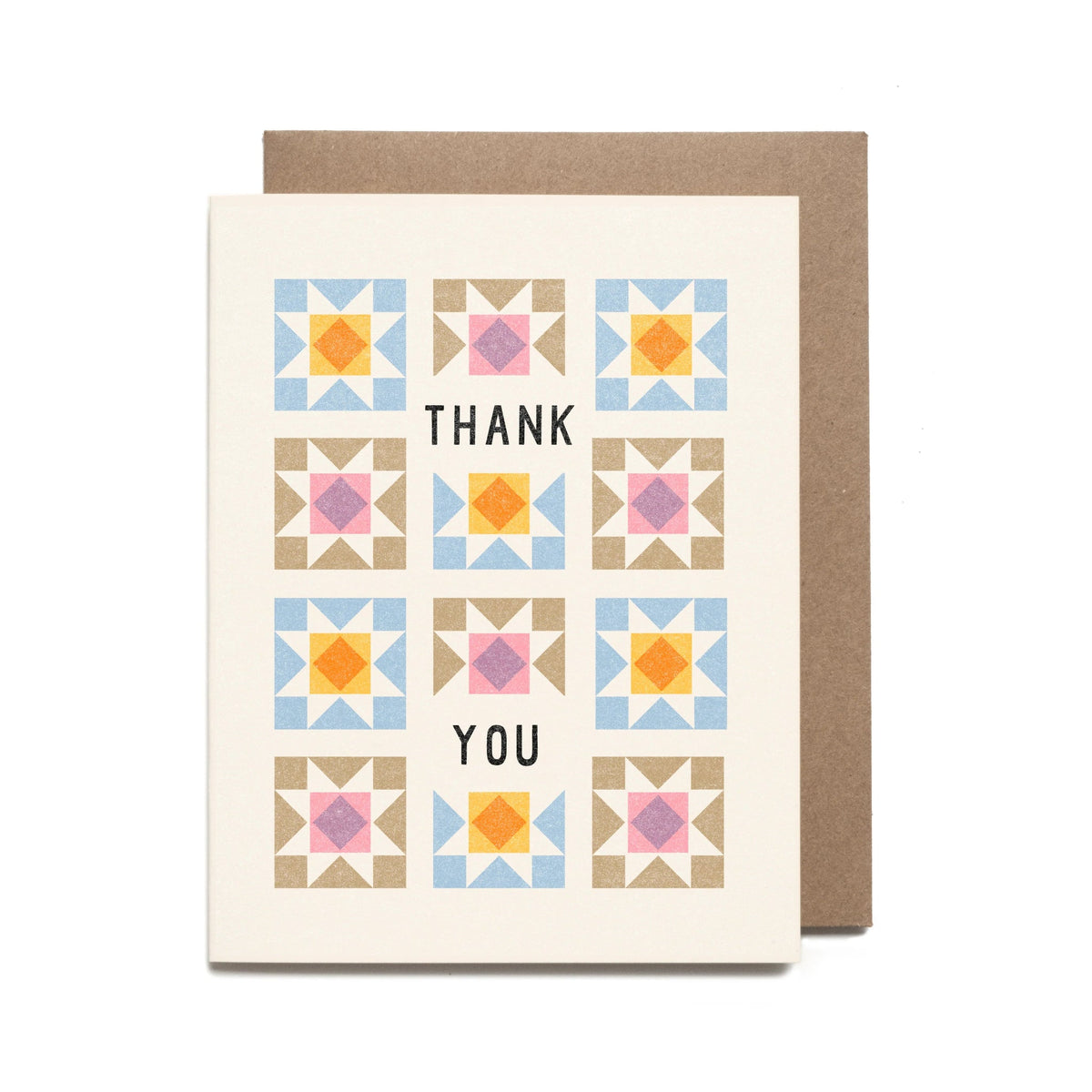 Thank You Quilt Card - Flea Boutiques
