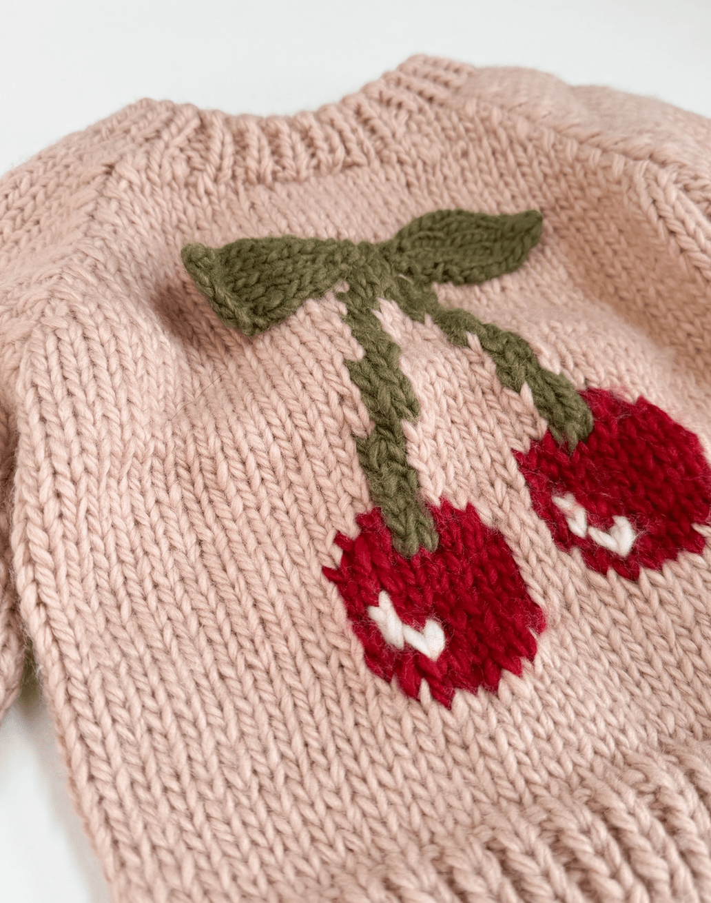 The Blueberry Hill Cherry Pullover Sweater - Flea Boutiques