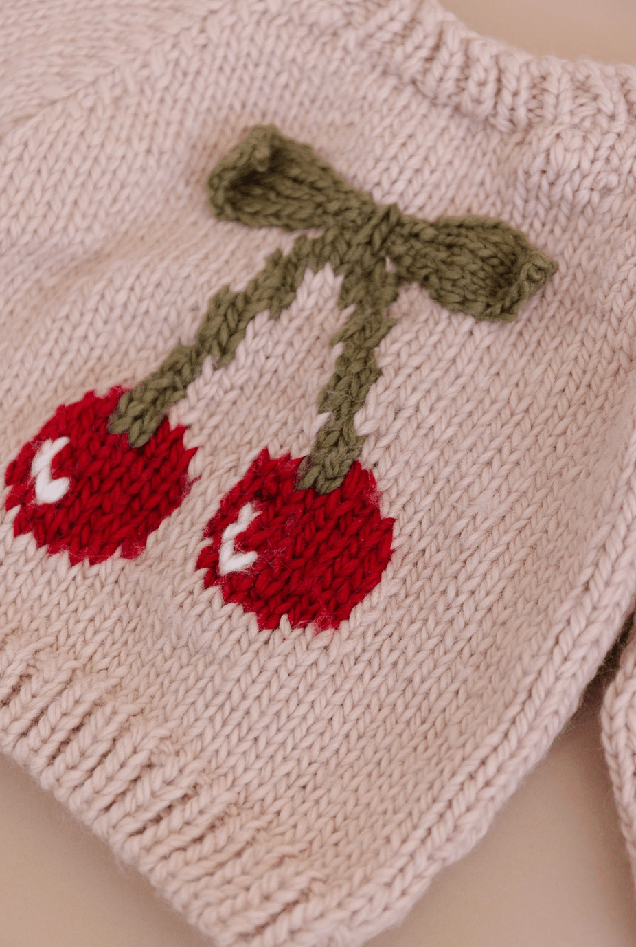 The Blueberry Hill Cherry Pullover Sweater - Flea Boutiques