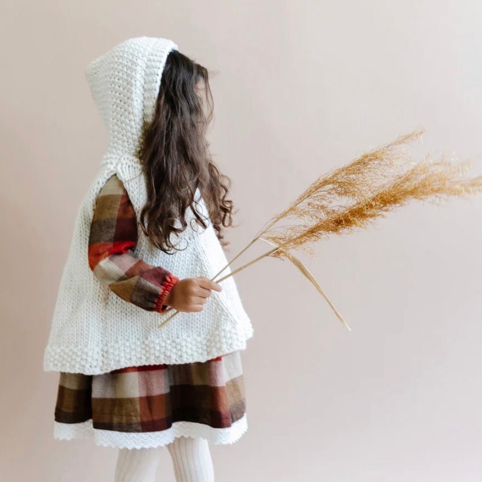 The Blueberry Hill Knitted Poncho