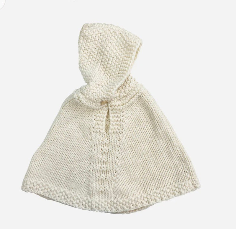 The Blueberry Hill Knitted Poncho - Flea Boutiques