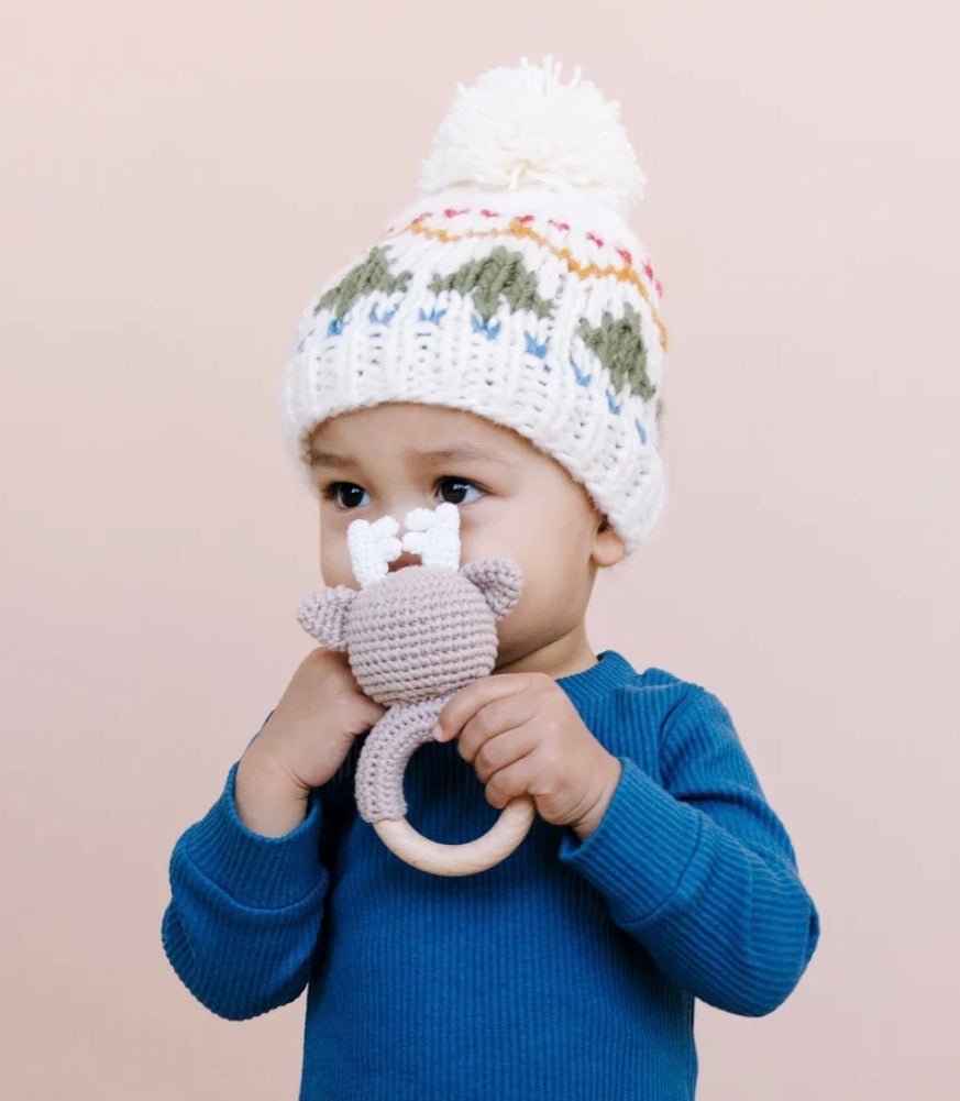 The Blueberry Hill Tree Fair Isle Beanie