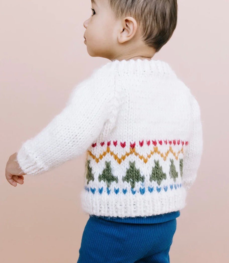The Blueberry Hill Tree Fair Isle Cardigan - Flea Boutiques