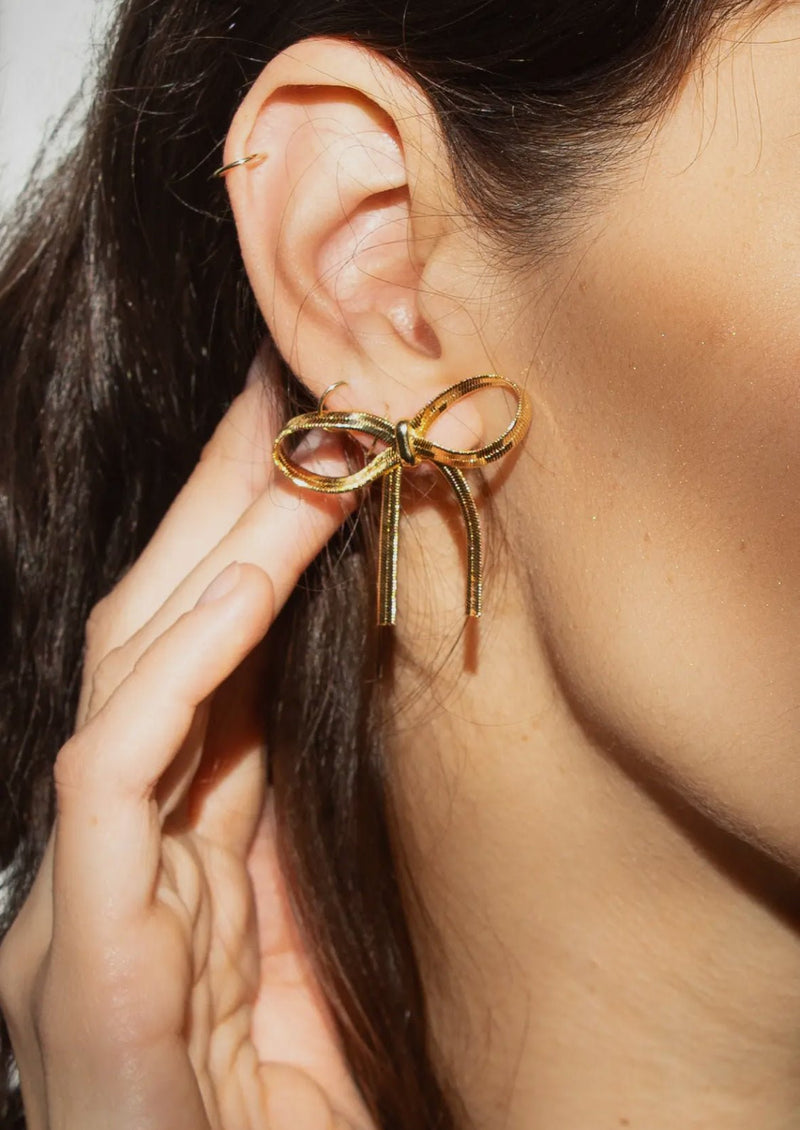 The Bow Is Mine Stud - Flea Boutiques