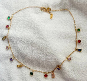 The Gemstone Party Necklace - Flea Boutiques