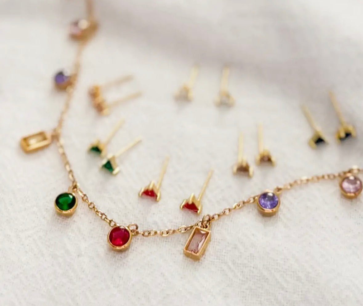 The Gemstone Party Necklace - Flea Boutiques