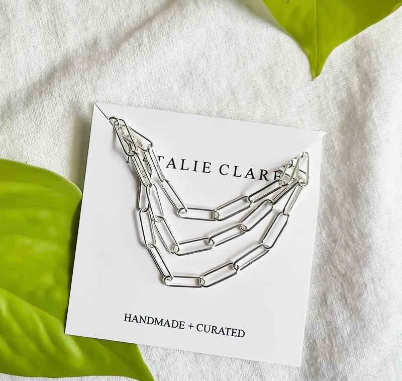 The Silver Paperclip Chain - Flea Boutiques