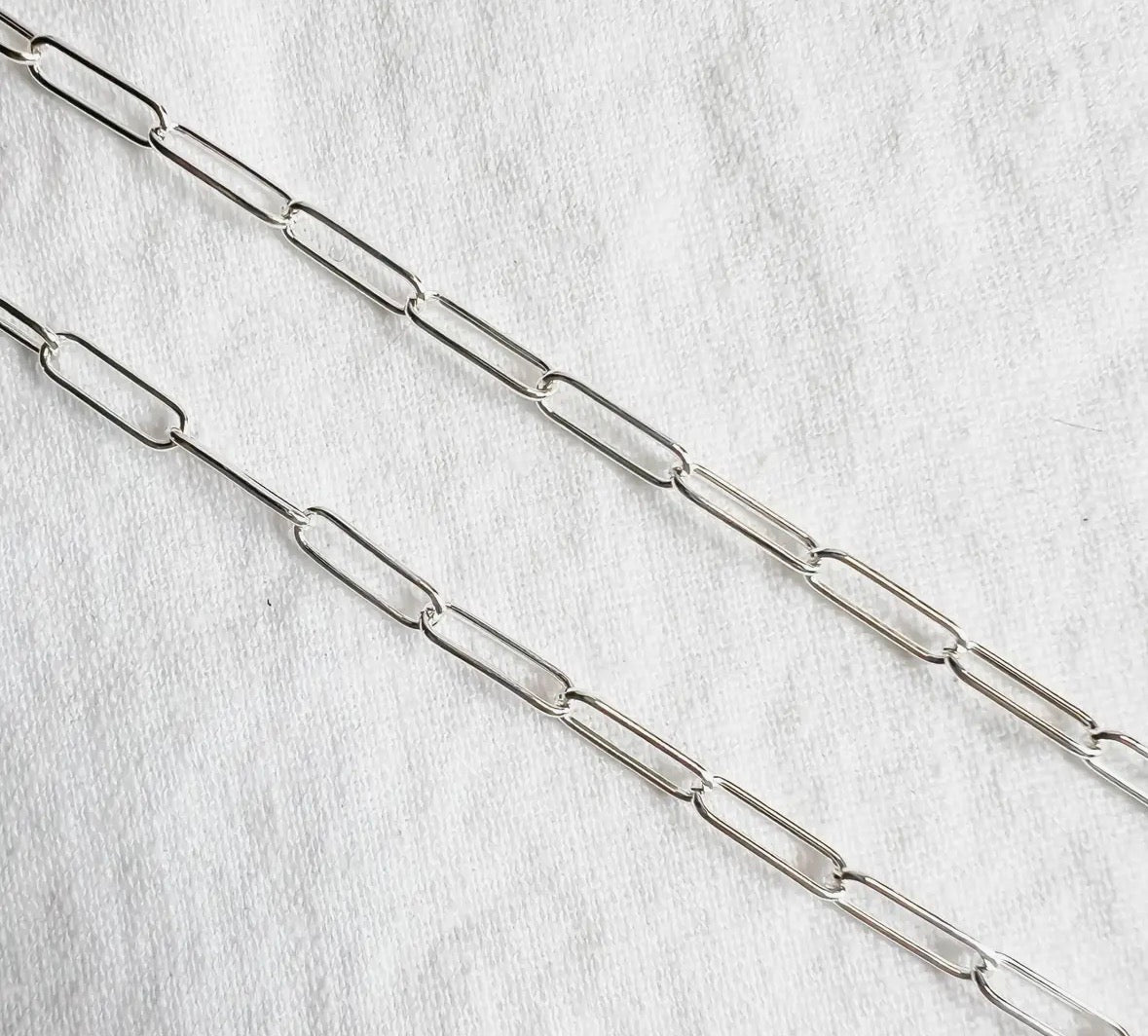 The Silver Paperclip Chain - Flea Boutiques