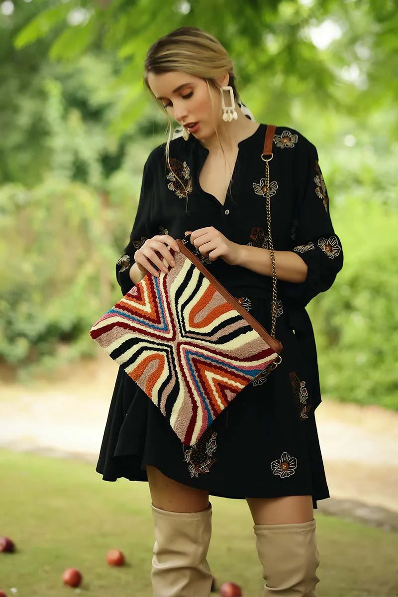 The Soho Tufted Clutch - Flea Boutiques