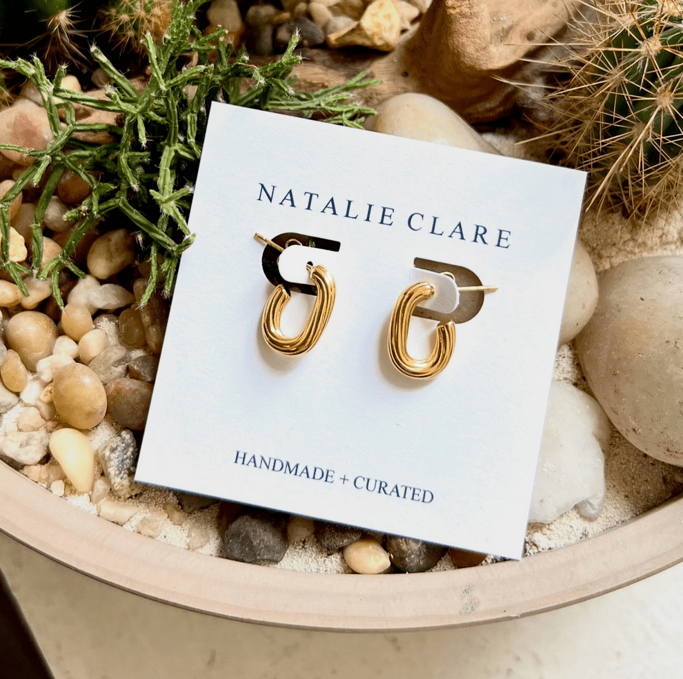 The Swirl Hoops - Flea Boutiques