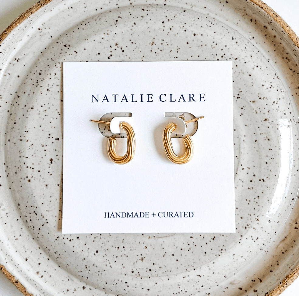 The Swirl Hoops - Flea Boutiques