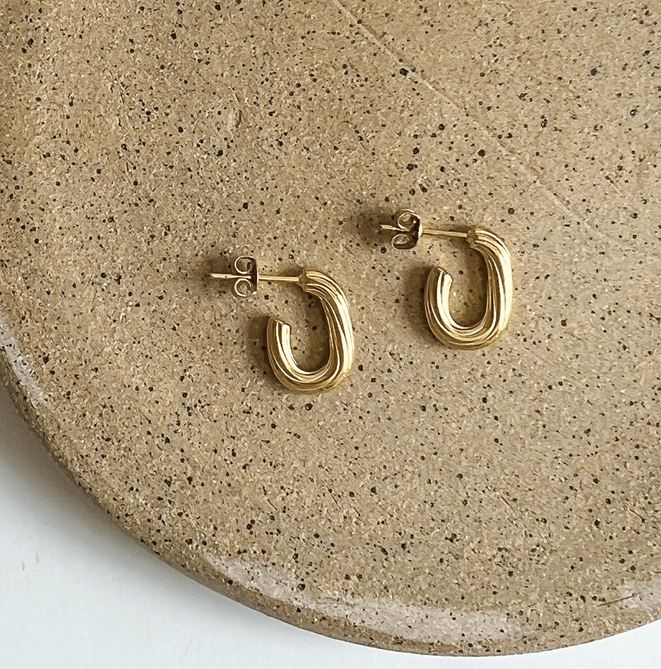 The Swirl Hoops - Flea Boutiques