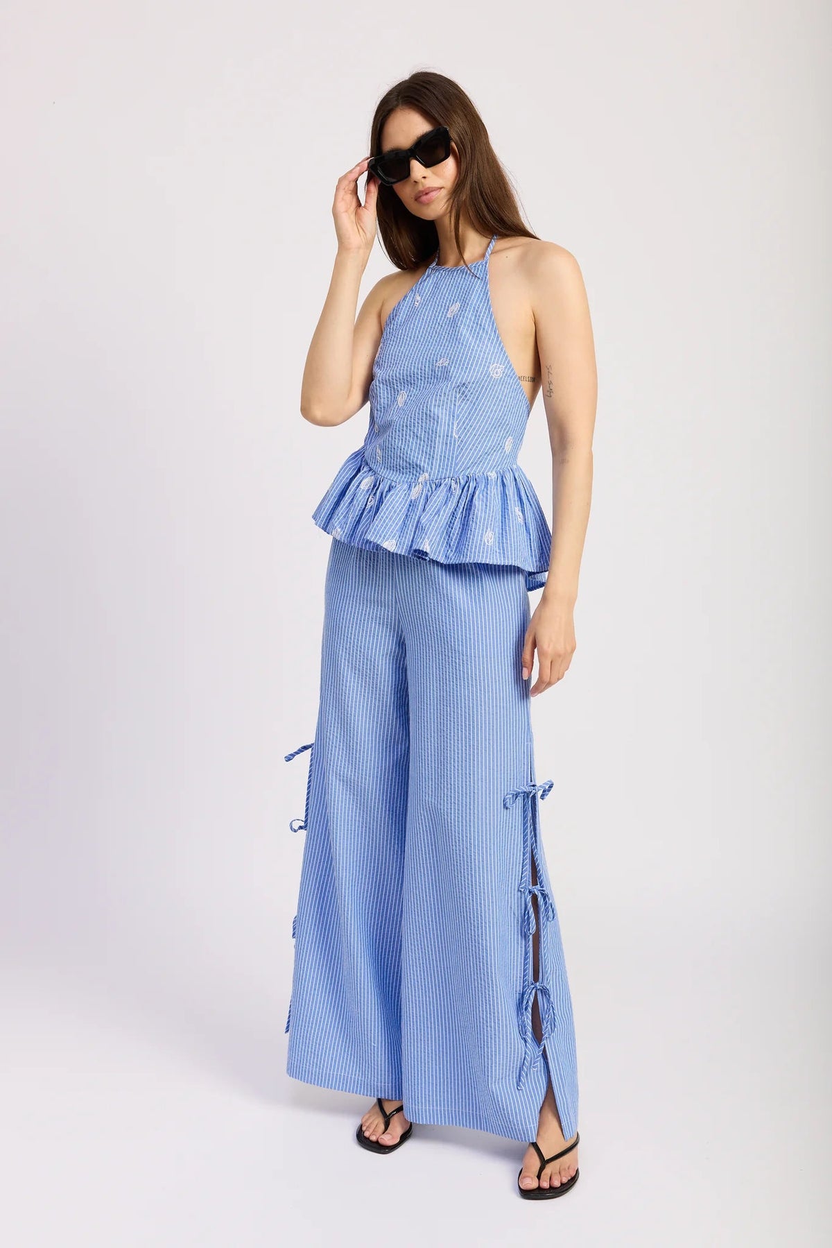 Tie Back Halter Top - Flea Boutiques