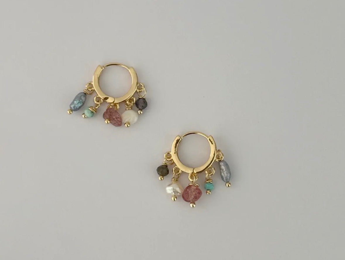 Tierra Y Mar Hoops - Flea Boutiques