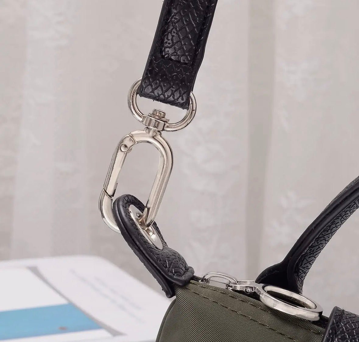 Top Handle Mini Tote Crossbody bag - Flea Boutiques