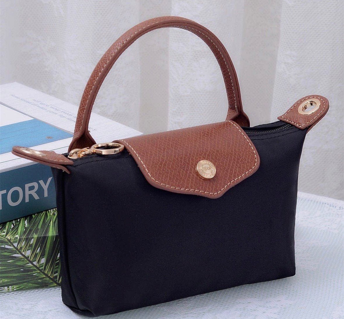Top Handle Mini Tote Crossbody bag - Flea Boutiques