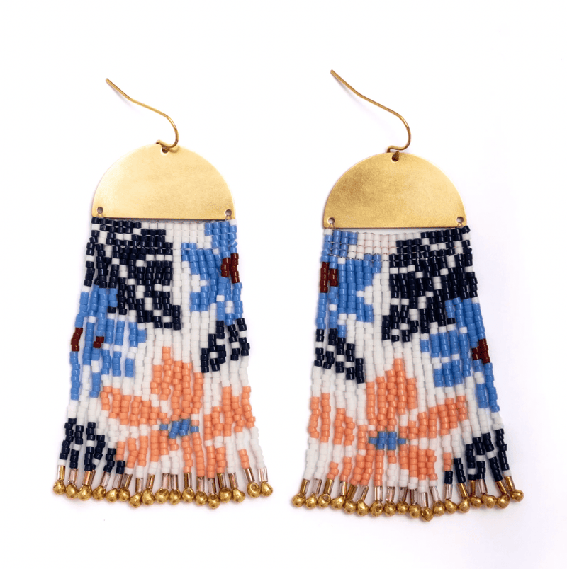 Tropical Fringe Earrings - Flea Boutiques